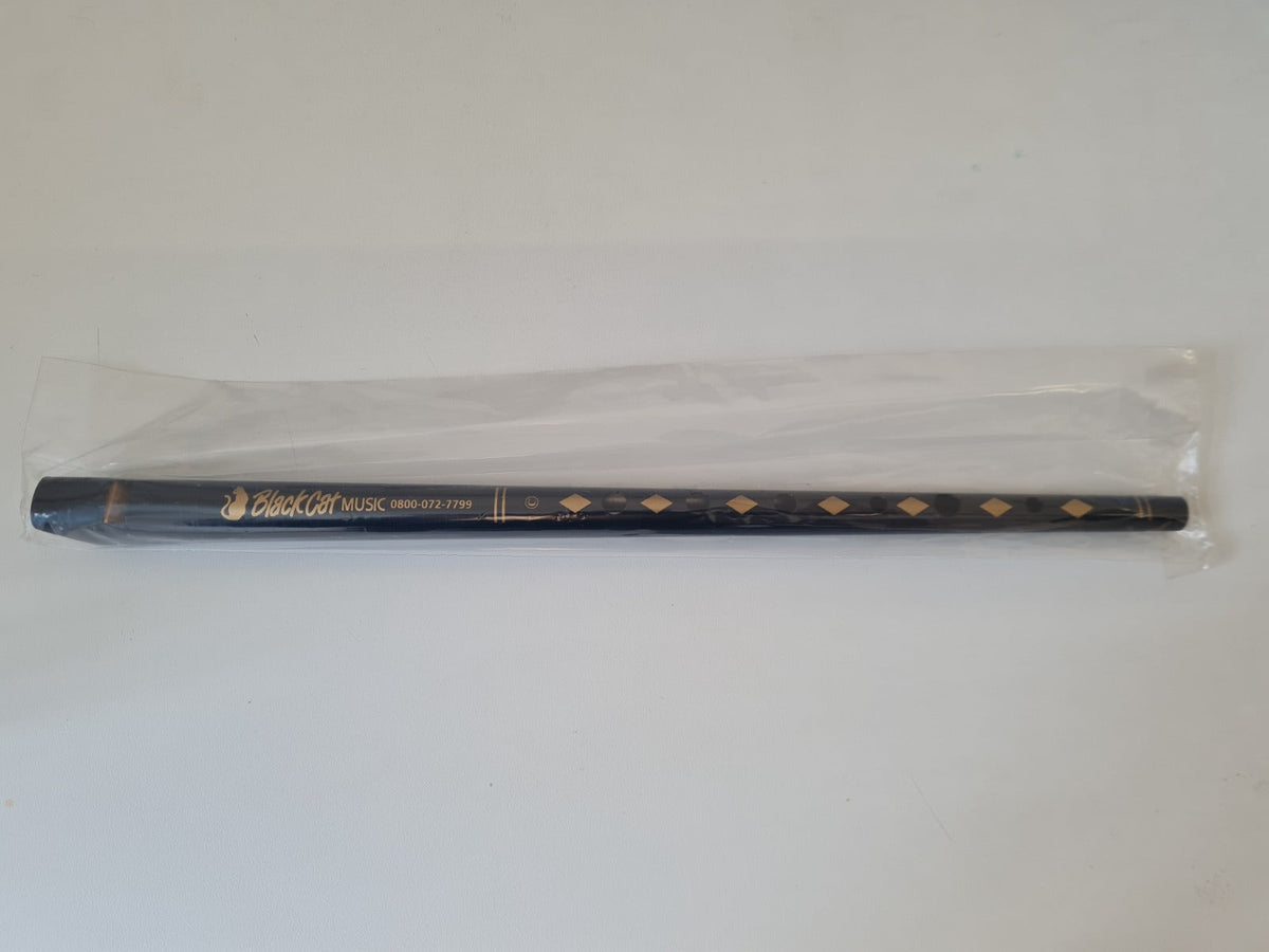 Blechflöte – schwarz/gold – Ausverkauf