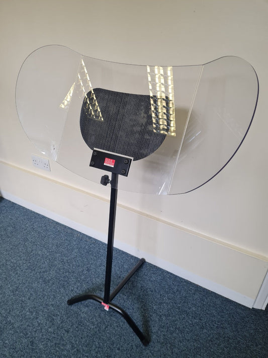 O.D.E. Acoustic Shield - Transparenter Schreibtisch