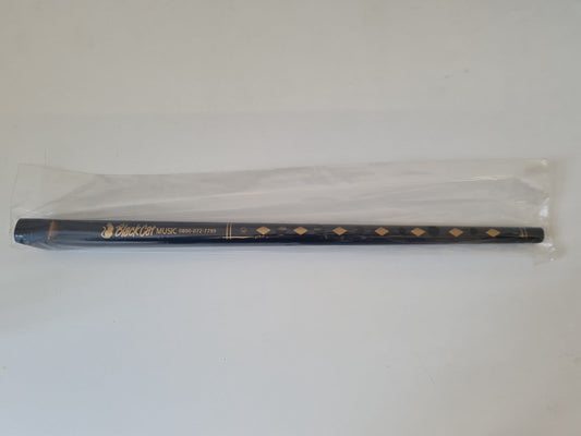 Blechflöte – schwarz/gold – Ausverkauf