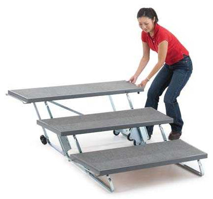 3-stufige Chortreppe Tourmaster 1,2 m